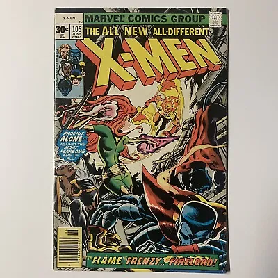 Buy Uncanny X-Men 104 Newsstand 1st App Of Lilandra & Debut Of Pheonix Powers 1977 • 47.27£