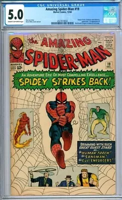 Buy Amazing Spider-man #19            CGC Graded  5.0       1st MacDonald • 256.95£