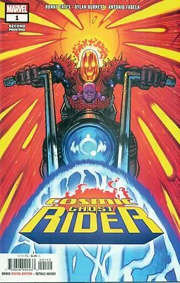Buy 25/07/2018 Cosmic Ghost Rider #1 2nd Print Spoiler Variant • 3.95£