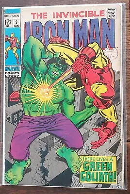 Buy Marvel Comics Iron Man #9 Jan 1969 (7.0 FN/VFN) #MIS0272 • 64.99£