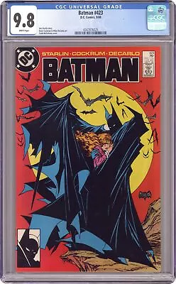 Buy Batman #423D 1st Printing CGC 9.8 1988 4347876025 • 1,887.47£