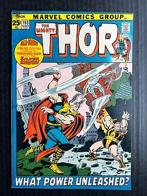 Buy THOR #193 November 1971 Classic Avengers Battle With Silver Surfer • 54.01£
