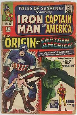 Buy Tales Of Suspense #63 (1959) - 0.5 PR *Captain America Origin* • 12.09£