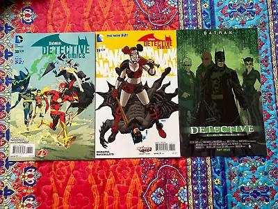 Buy Detective Comics 38 39 40 Variant Lot Matrix Harley Quinn Flash Batman Manapul • 7.12£