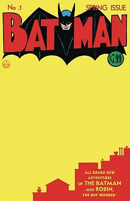 Buy Batman #1 Facsimile Edition Blank Variant (13/09/2023) • 6.50£