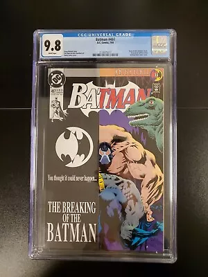 Buy Batman #497 (1993) CGC 9.8 DC Comics. The Breaking Of The Batman. • 76.41£