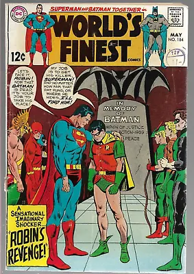 Buy WORLD'S FINEST #184 - Back Issue (S) • 10.99£