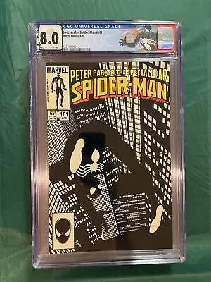 Buy Peter Parker Spectacular Spider-Man #101 Iconic Cover John Byrne CGC 8.0 Custom • 79.94£