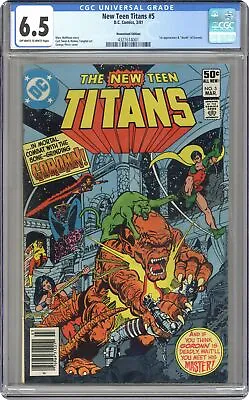 Buy New Teen Titans #5N CGC 6.5 Newsstand 1981 4327614001 • 20.62£