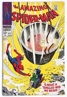 Buy Amazing Spider-Man #61   Marvel 1968   1st Cover Appearance Of Gwen Stacy • 91.94£