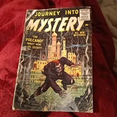 Buy Journey Into Mystery 37 Atlas Marvel Comics Pre-Hero 1956 Horror Golden Age Code • 82.37£