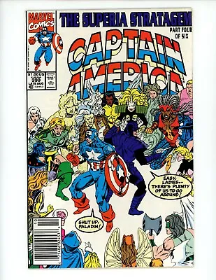 Buy Captain America #390 Comic Book 1991 VF/NM Newsstand Ron Lim Marvel • 2.38£