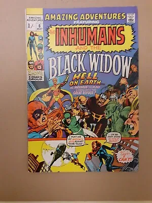Buy Amazing Adventures #6 Inhumans. Black Widow. Neal Adams Cover/Art. Fine  1971... • 15£