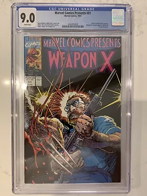 Buy Marvel Comics Presents #81 CGC 9.0 (Marvel 1991) Weapon X!  Key! • 27.98£