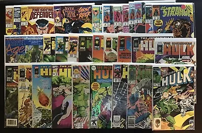 Buy Incredible Hulk, Dr Strange, And Secret Defenders Comics Lot Plus Marvel Age 118 • 22.13£