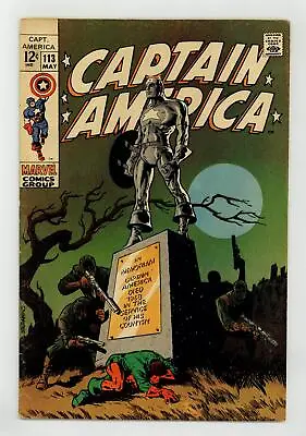 Buy Captain America #113 GD- 1.8 1969 • 22.20£