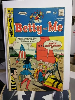 Buy Betty And Me # 49 Close-up Comics June 1973 Archie Series Giant Issue 06970 • 8.09£