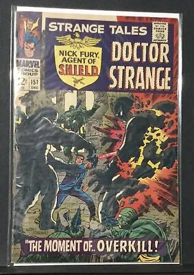 Buy Strange Tales - #151 - 1st Steranko Art - Marvel - 1966 - G/VG • 20.08£