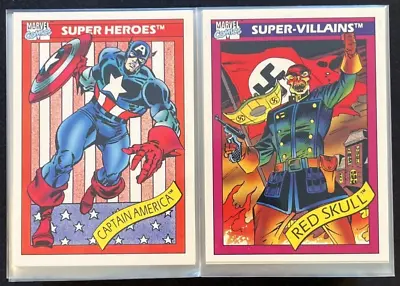 Buy 1990 Marvel Universe Series 1  Full Set 1 - 162  /  Cards Individually Sleeved • 190.93£