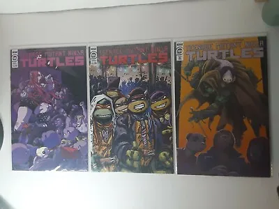 Buy Teenage Mutant Ninja Turtles #105 Cover A,B,RI 1st Appearance Adult Lita IDW (3) • 98.82£