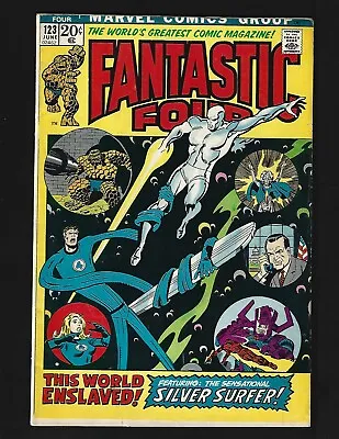 Buy Fantastic Four #123 FN+ Buscema Silver Surfer Galactus Agatha Harkness Nixon • 19.03£