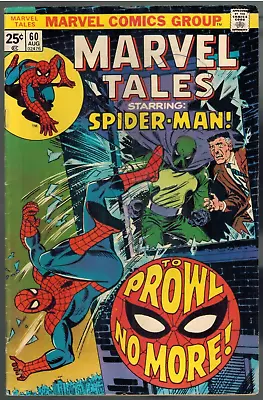 Buy Marvel Tales 60  To Prowl No More!  (reprints Amazing Spider-Man 79) 1975 POOR • 2.37£