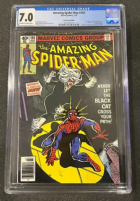 Buy Amazing Spider-Man #194, CGC 7.0, Newsstand Variant,  1st Black Cat • 201.06£