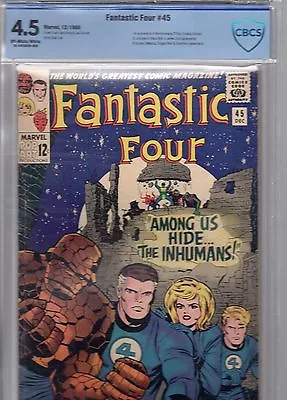 Buy Fantastic Four 45.cbcs.4.5 • 500£