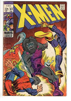 Buy X-men #53 (1969) - Grade 4.5 - Origins Of The Uncanny X-men - Blastaar App! • 55.21£
