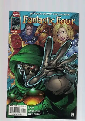 Buy MARVEL COMIC FANTASTIC FOUR  No. 5 March 1997 £1.95 USA Direct Edition • 4.24£