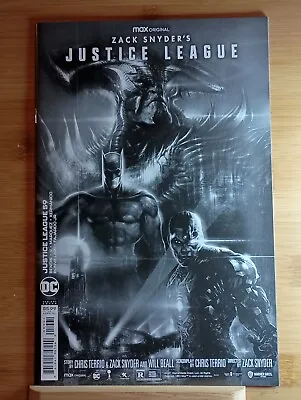 Buy 2021 DC Comics Justice League 59 Liam Sharp Snyder Cut 1:25 B/W Incentive Cover • 9.48£