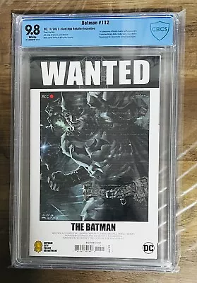 Buy Batman #112 Cbcs 9.8 Kael Ngu Wanted 1:25 Retailer Incentive Cover!! • 31.62£