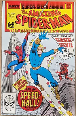 Buy Amazing Spider-Man Annual #22 (1988) Near Mint+ (9.6) Intro: Speedball • 30.80£