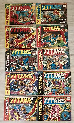 Buy The Titans 40 41 42 43 44 45 46 47 48 49 Marvel Comics UK 1976 X-Men Fantastic 4 • 19.99£