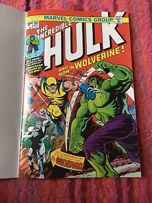 Buy INCREDIBLE HULK #181 - First App Wolverine - Blank Facsimile Edition - NEW • 11£