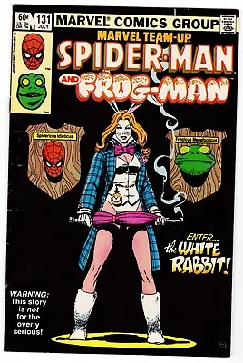 Buy Marvel Team-Up #131 (1983) Spider-Man & Frog-Man 1st App White Rabbit FN- 5.5 • 18.93£