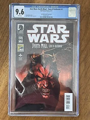 Buy Star Wars: Darth Maul - Son Of Dathomir #1 CGC 9.6 (2014) ~ SDCC Rare Variant • 145.06£