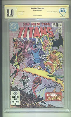 Buy New Teen Titans #32  9.0  Cbcs Ss   Verified Signature George Perez  • 237.18£