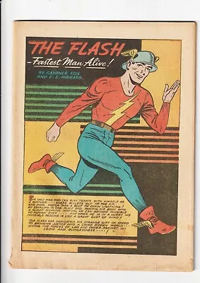 Buy All Flash Quarterly #1 - DC, 1941 -  1st Print Coverless • 1,106.84£