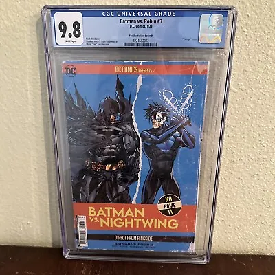 Buy Batman Vs Robin #3 Vs Nightwing Focillo Cover D Variant CGC 9.8 NM/M Waid New • 38.42£