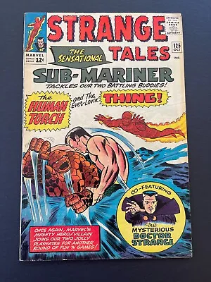 Buy Strange Tales #125 - Sub-Mariner (Marvel, 1964) Fine/VF • 85.47£