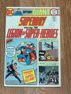 Buy Superboy Legion Of Super-Heroes 208 Giant!  Legion Of Super-Villains! 1975 • 6.32£