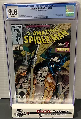 Buy Amazing Spider-Man # 294 CGC 9.8 Marvel 1987 Death Of Kraven The Hunter [GC40] • 268.81£