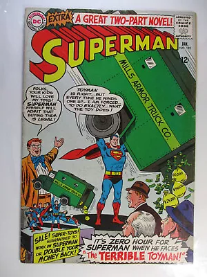 Buy Superman #182, Terrible Toyman, Clark The K, VG/F, 5.0, OW Pages • 14.79£