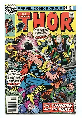 Buy Thor #249 - Mangog Takes Over Odin - Karnilla & Sif - Jack Kirby Cover - 1976 • 15.89£