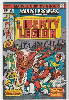 Buy Marvel Premier #29 - The Liberty Legion - Key Issue • 8£