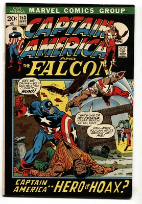 Buy Captain America #153--comic Book--1972--1st Jack Moroe--VF • 39.81£