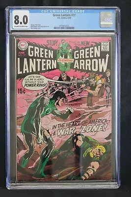 Buy Green Lantern #77 - Dc Comics 1970 - Slabbed Cgc 8.0 • 144.58£