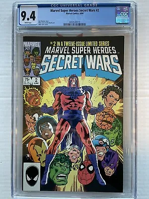 Buy Marvel Super Heroes Secret Wars #2 (June 1984) CGC 9.4 ~ White Pages Just Graded • 47.42£