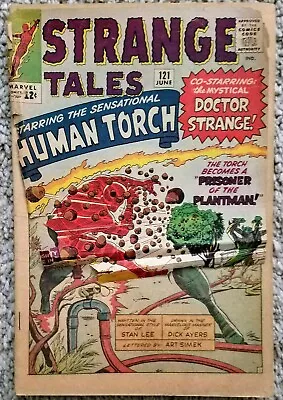 Buy STRANGE TALES #121, June 1964. Kirby, Ditko, Dr. Strange. Lesser Condition • 6.41£